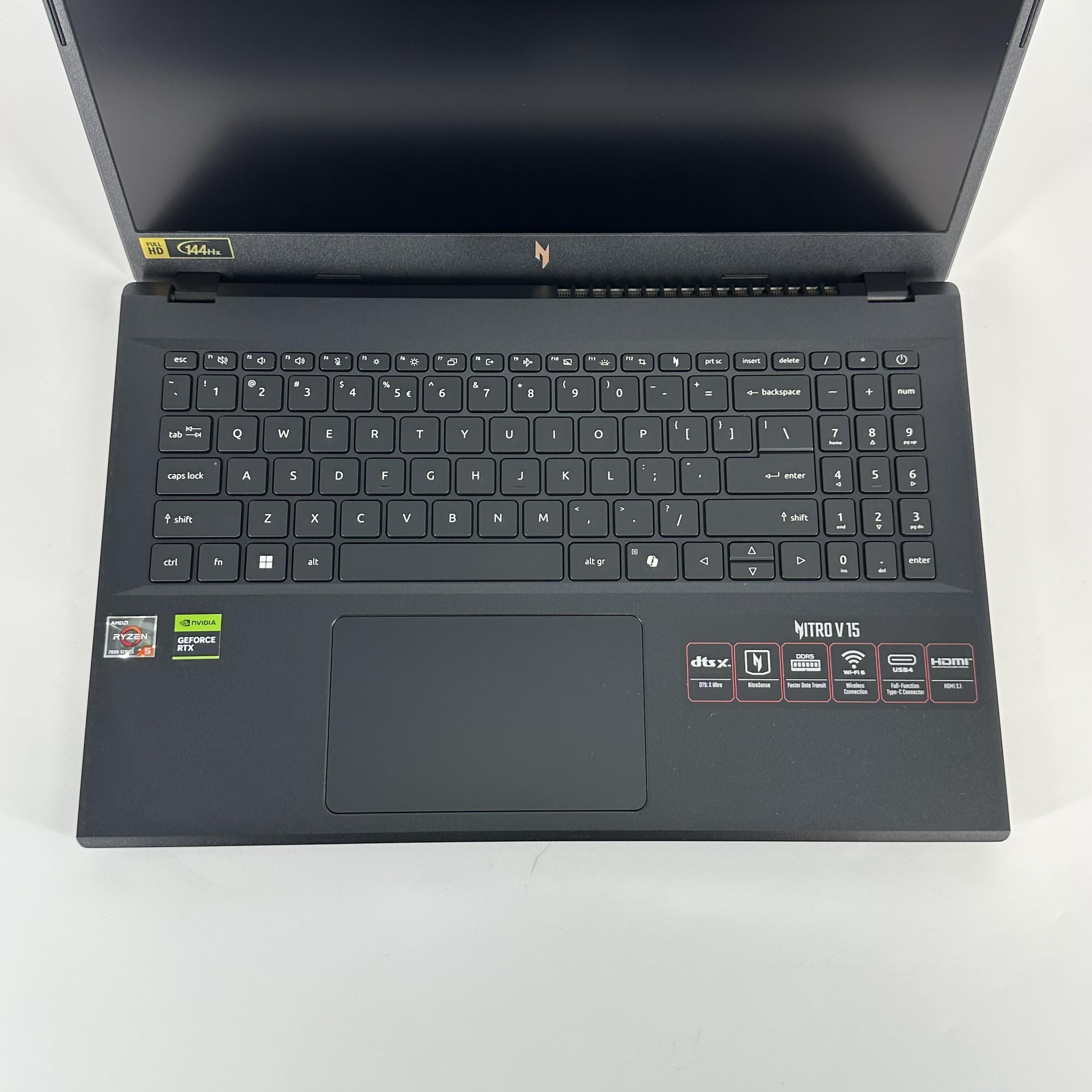 Acer Nitro V 15 Black 3.3 GHz AMD Ryzen 5 7535HS 32GB RAM 1TB Solid State Drive NVIDIA GeForce RTX 4050 6 GB