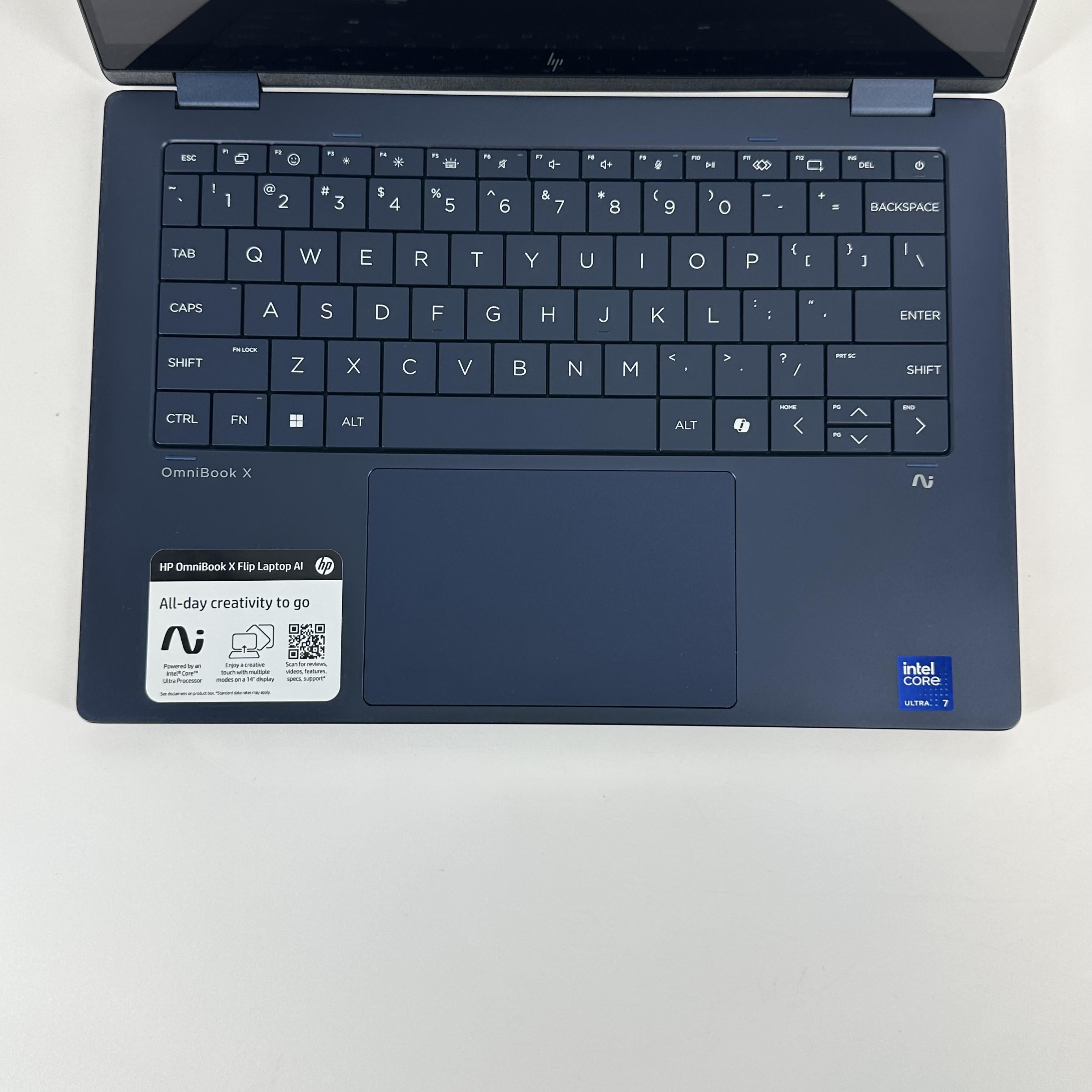 HP OmniBook X Flip 14 Atmospheric Blue 2.2 GHz Intel Core Ultra 7 Series 2 16GB RAM 1TB Solid State Drive