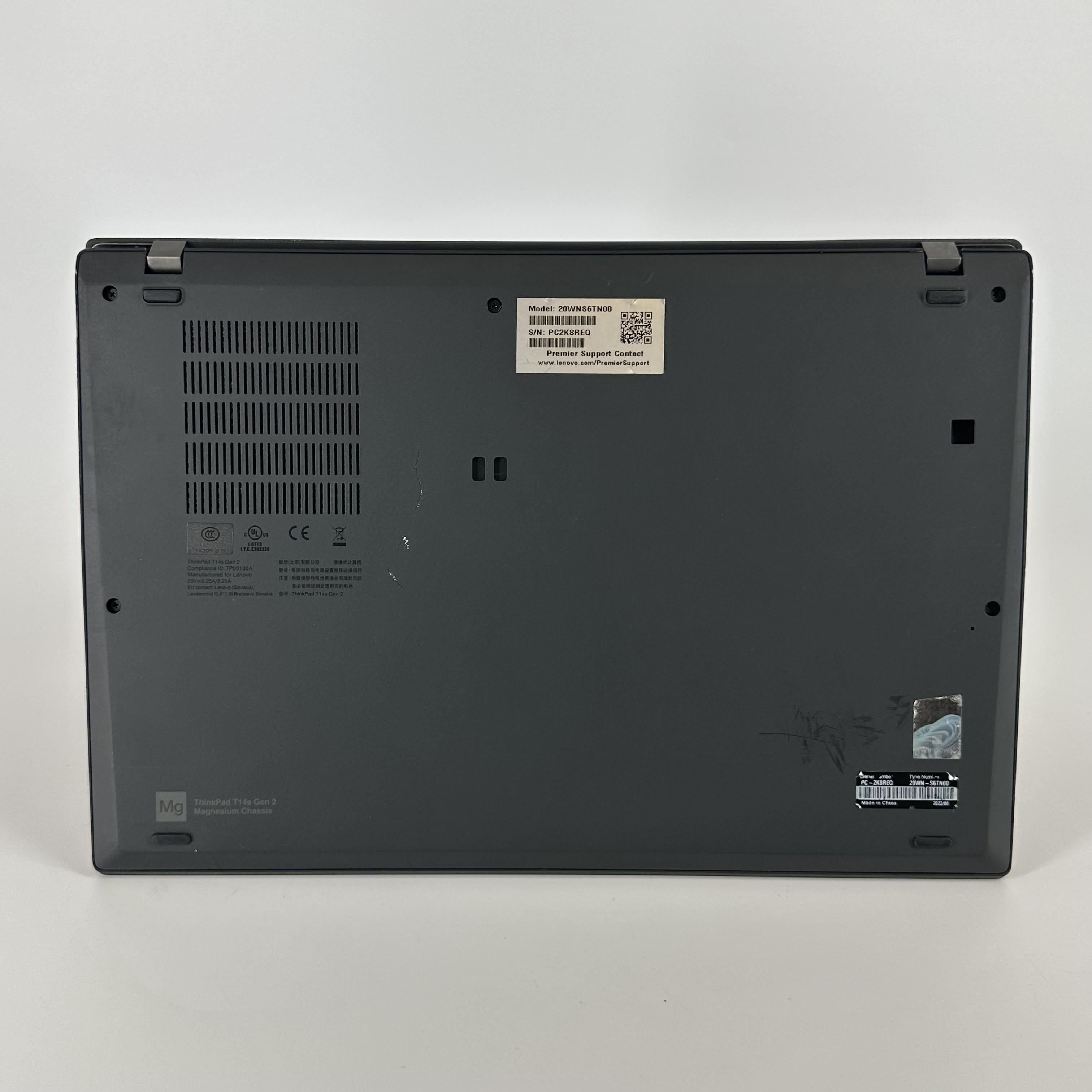 Lenovo ThinkPad T14s Gen 2 Black 2.8 GHz Intel Core i7 11th Gen. 16GB RAM 512GB Solid State Drive