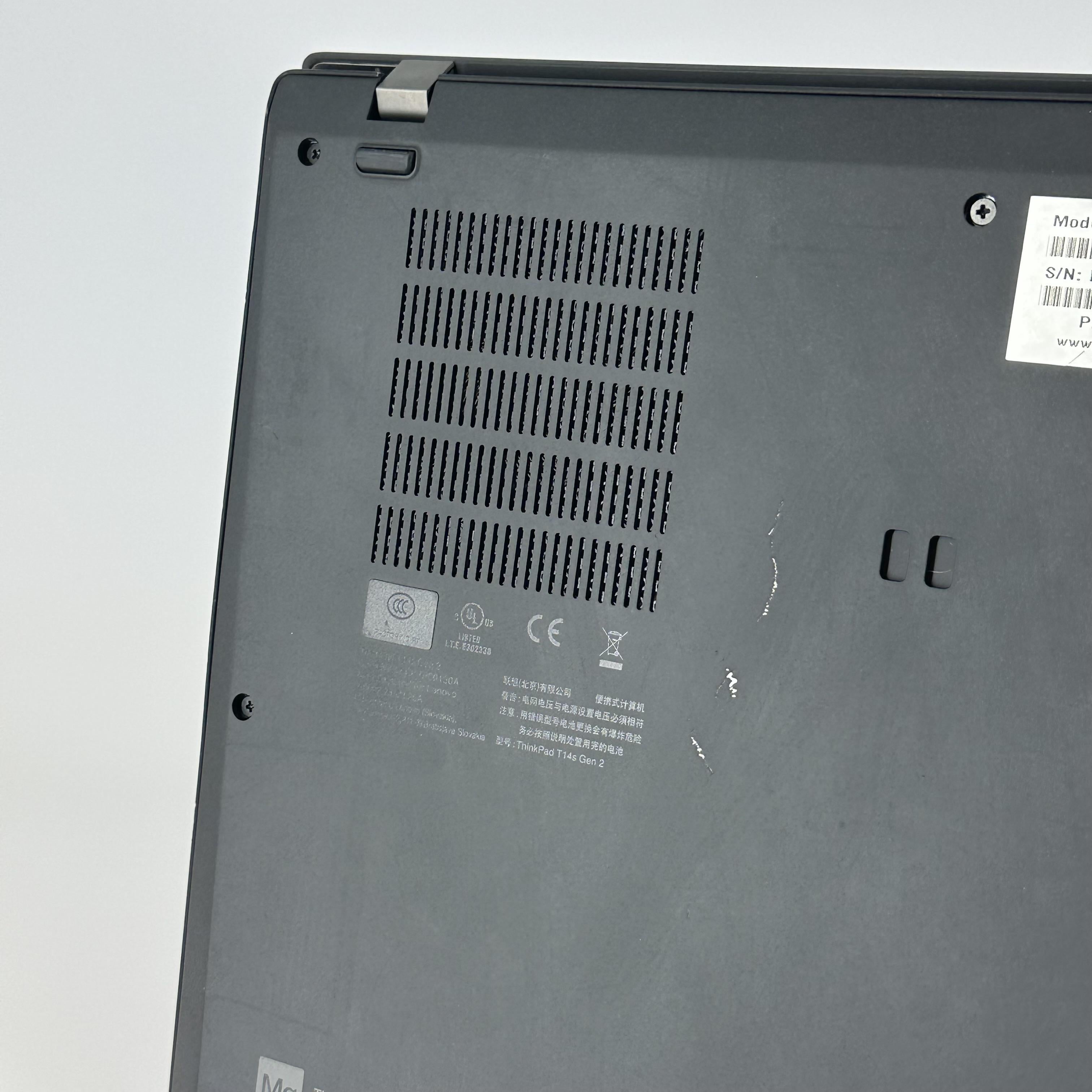 Lenovo ThinkPad T14s Gen 2 Black 2.8 GHz Intel Core i7 11th Gen. 16GB RAM 512GB Solid State Drive