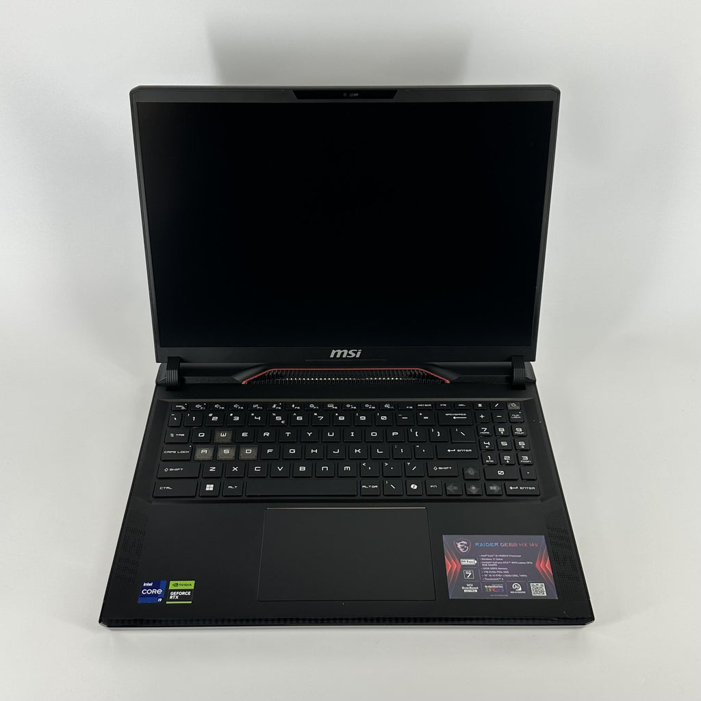 MSI Raider GE68 HX 16 Black 2.2 GHz Intel Core i9 14th Gen. 32GB RAM 1TB Solid State Drive NVIDIA GeForce RTX 4070 8 GB