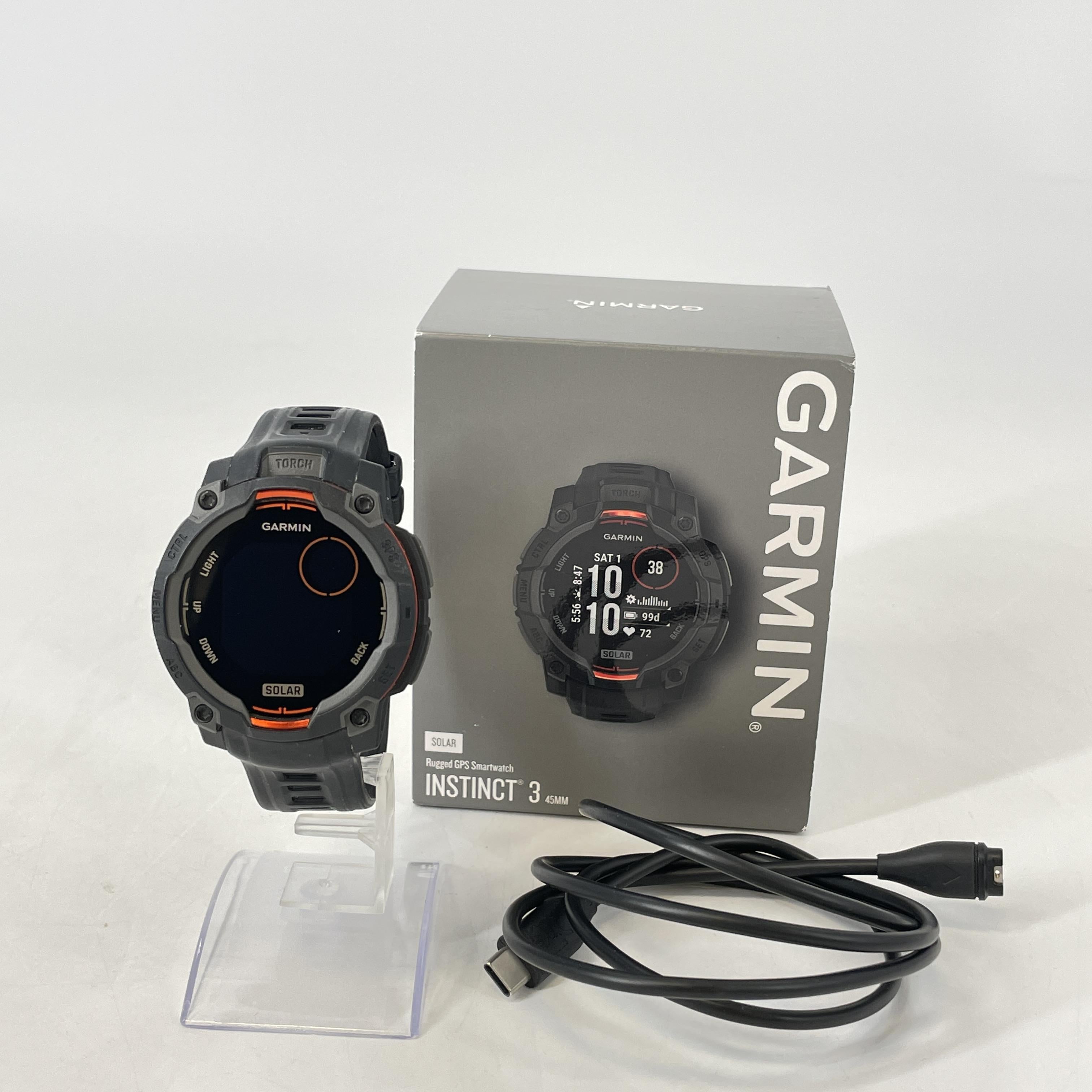 Garmin Instinct 3 Solar 45mm Black GPS
