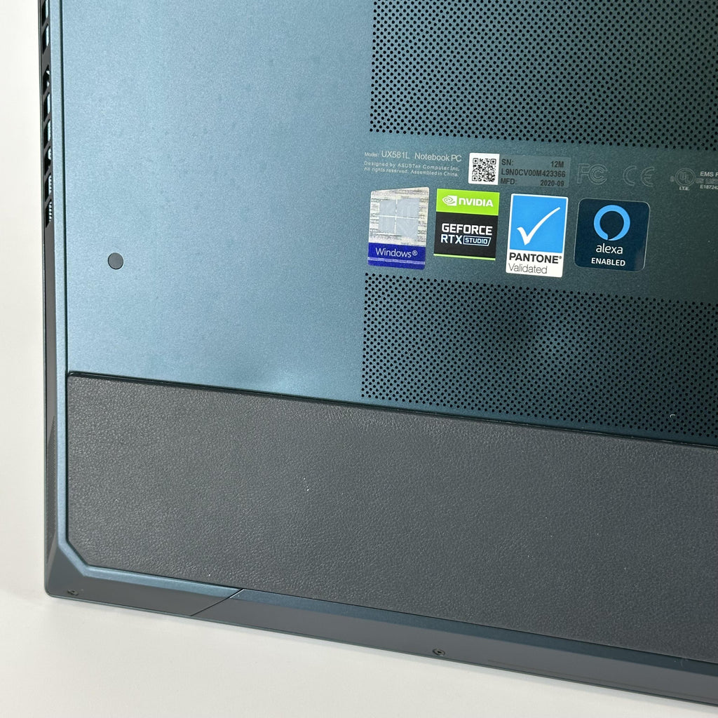 Asus Zenbook Pro Duo 15 Blue 2.4 GHz Intel Core i9 10th Gen. 32GB RAM 1TB Solid State Drive NVIDIA GeForce RTX 2060 6 GB