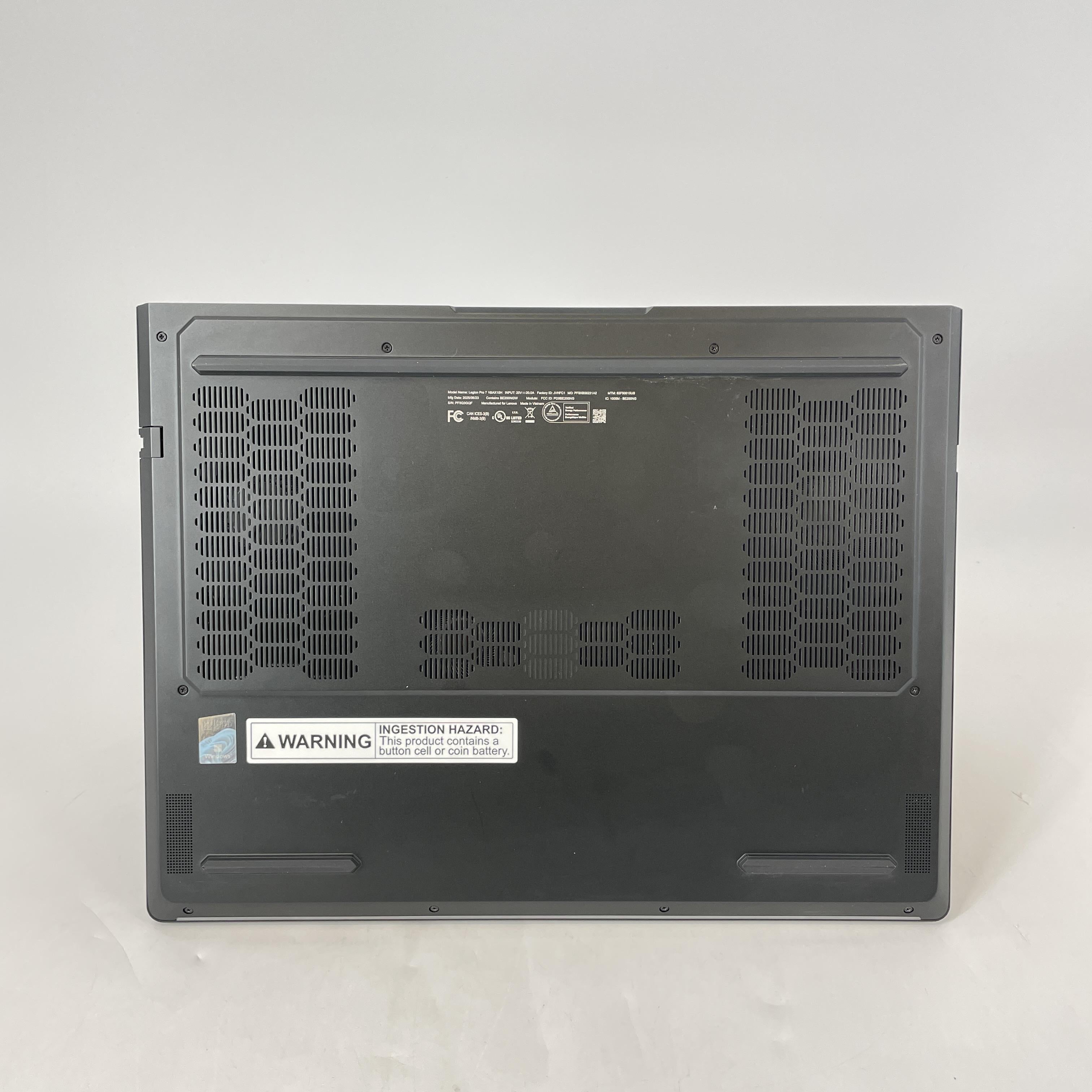 Lenovo Legion Pro 7i Gen 10 16 Black 2.7 GHz Intel Core Ultra 9 Series 2 64GB RAM 4TB Solid State Drive None Solid State Drive NVIDIA GeForce RTX 5080 16 GB