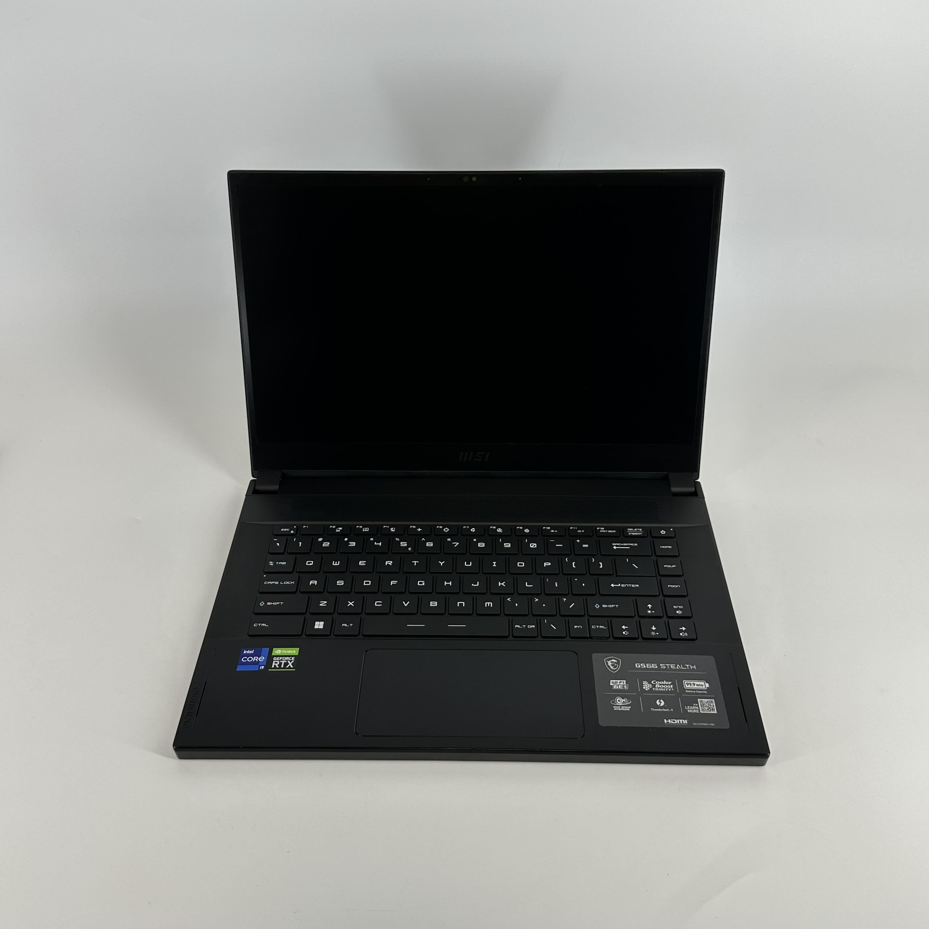 MSI Stealth GS66 15.6 Black 2.5 GHz Intel Core i9 11th Gen. 32GB RAM 1TB Solid State Drive NVIDIA GeForce RTX 3080 16 GB