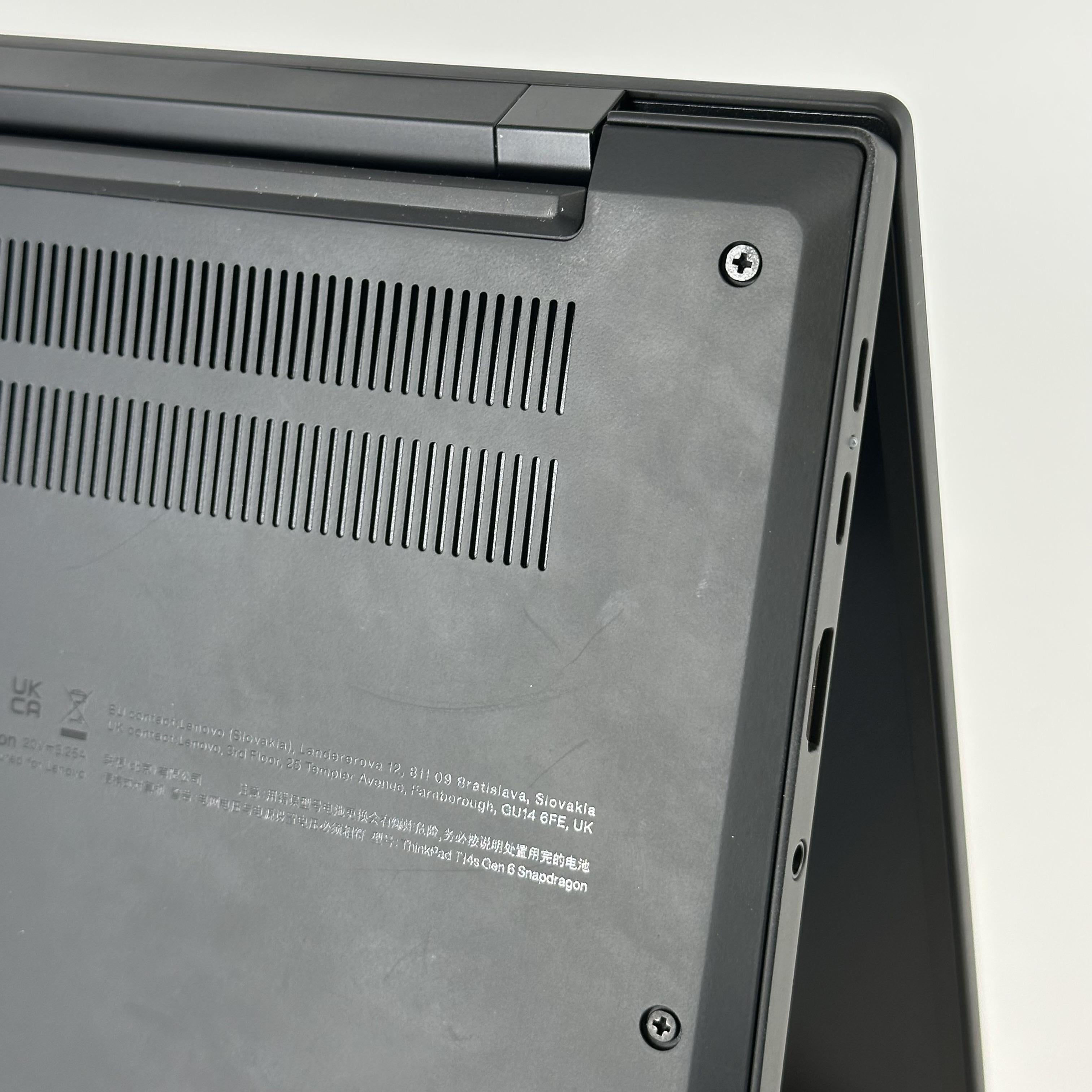 Lenovo ThinkPad T14s Gen 6 Black 3.4 GHz Qualcomm Snapdragon X Elite 32GB RAM 1TB Solid State Drive