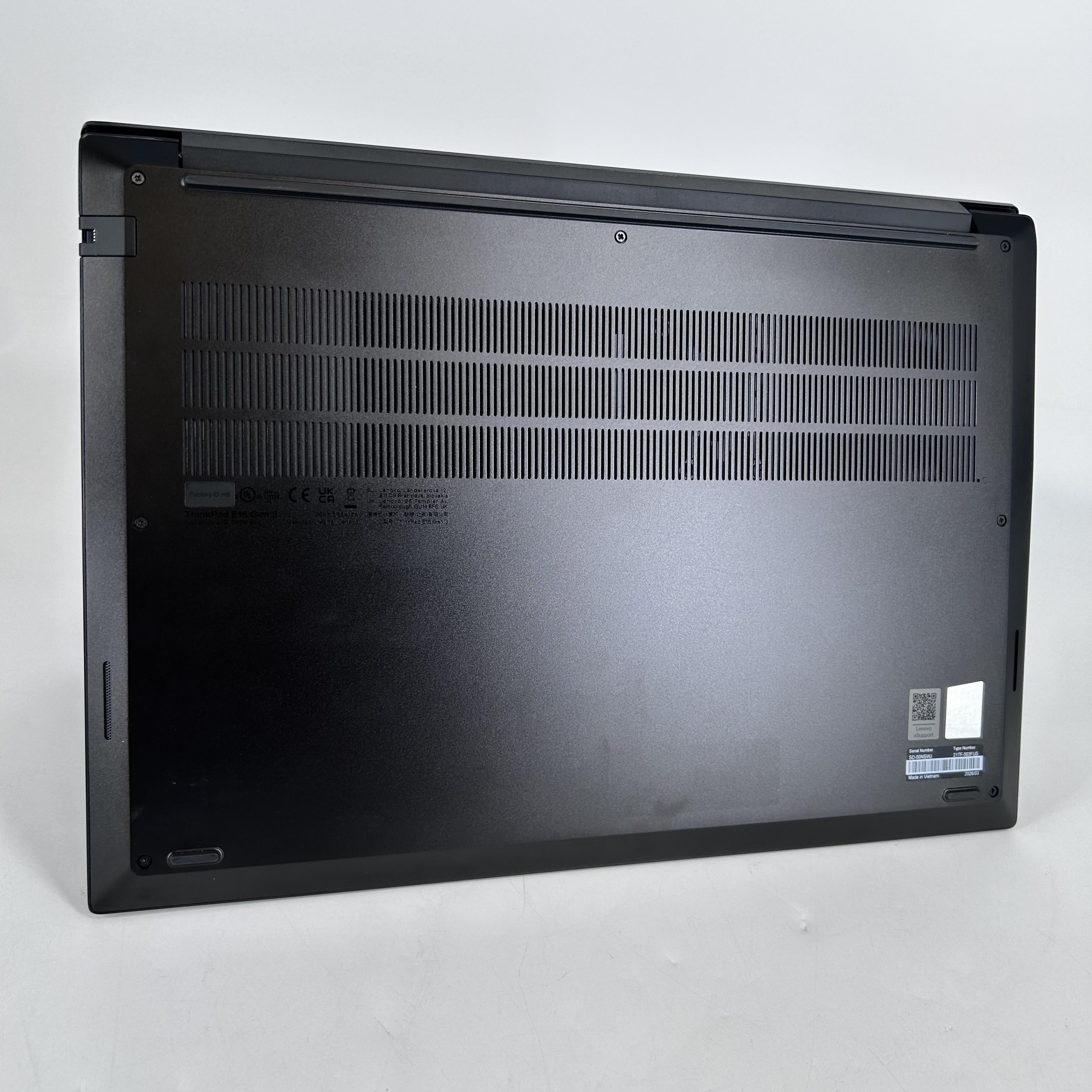 Lenovo ThinkPad E16 Gen 3 Black 2.5 GHz Intel Core 7 Series 2 16GB RAM 512GB Solid State Drive