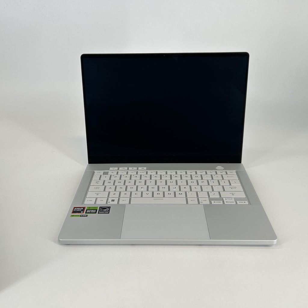 Asus ROG Zephyrus G14 GA403 14 White 4.0 GHz AMD Ryzen 9 8945HS 16GB RAM 1TB Solid State Drive NVIDIA GeForce RTX 4060 8 GB