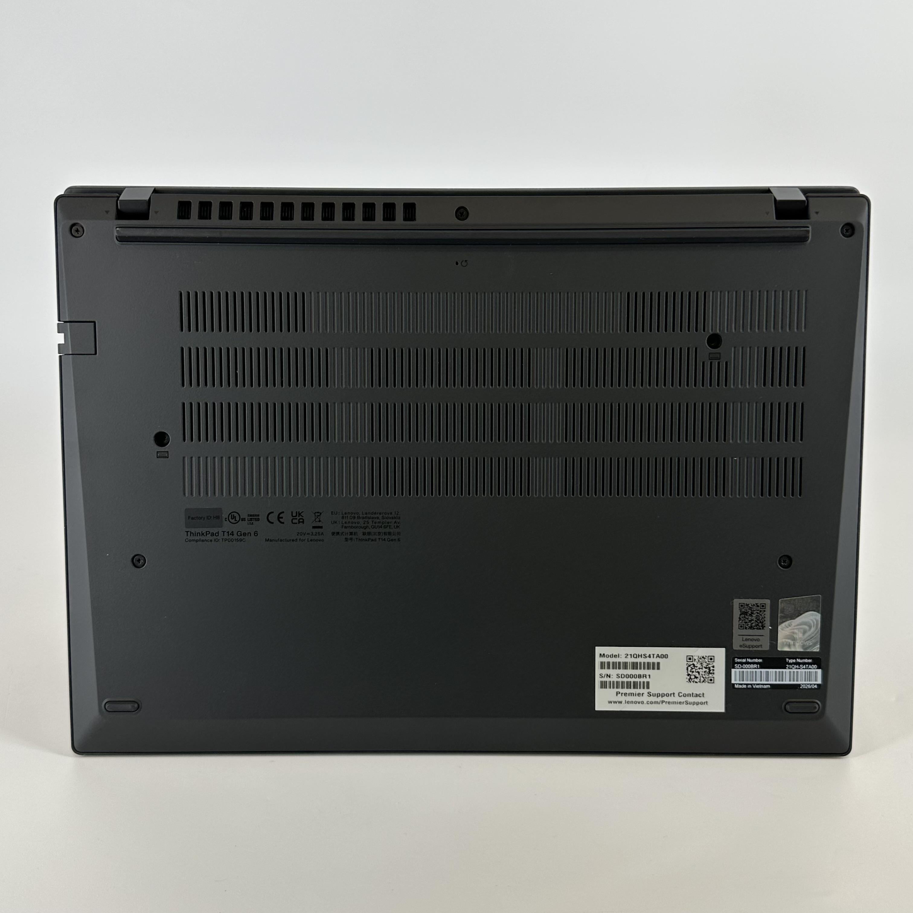 Lenovo ThinkPad T14 Gen 6 Black 2.2 GHz Intel Core Ultra 7 Series 2 32GB RAM 512GB Solid State Drive