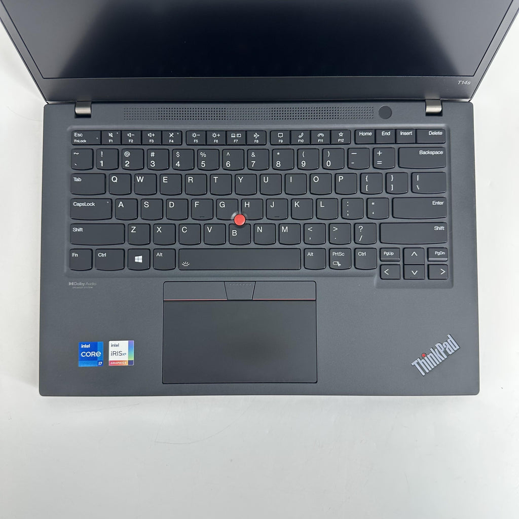 Lenovo ThinkPad T14s Gen 2 Black 2.8 GHz Intel Core i7 11th Gen. 16GB RAM 512GB Solid State Drive