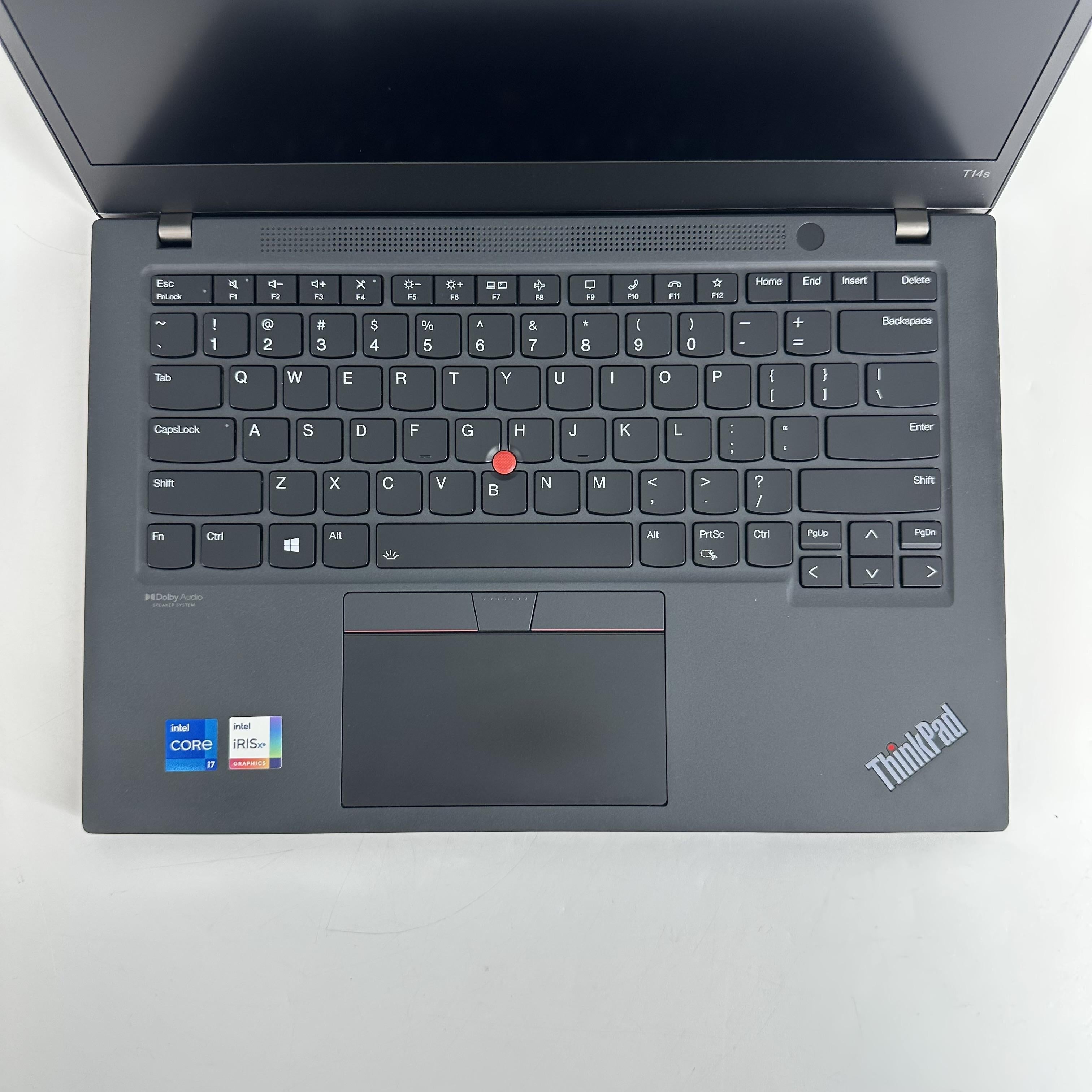 Lenovo ThinkPad T14s Gen 2 Black 2.8 GHz Intel Core i7 11th Gen. 16GB RAM 512GB Solid State Drive
