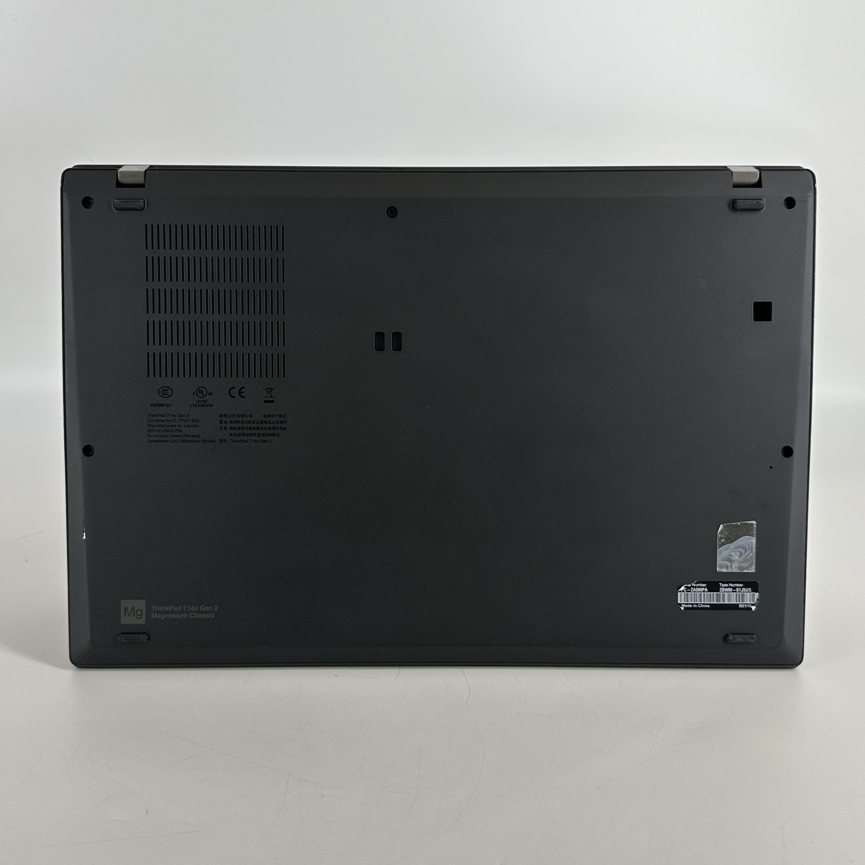 Lenovo ThinkPad T14s Gen 2 Black 2.8 GHz Intel Core i7 11th Gen. 16GB RAM 512GB Solid State Drive