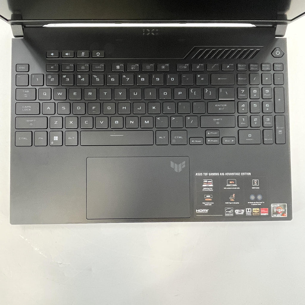 Asus TUF A16 16 Jaeger Gray 3.2 GHz AMD Ryzen 7 7735HS 16GB RAM 512GB Solid State Drive AMD Radeon RX 7700S 8 GB