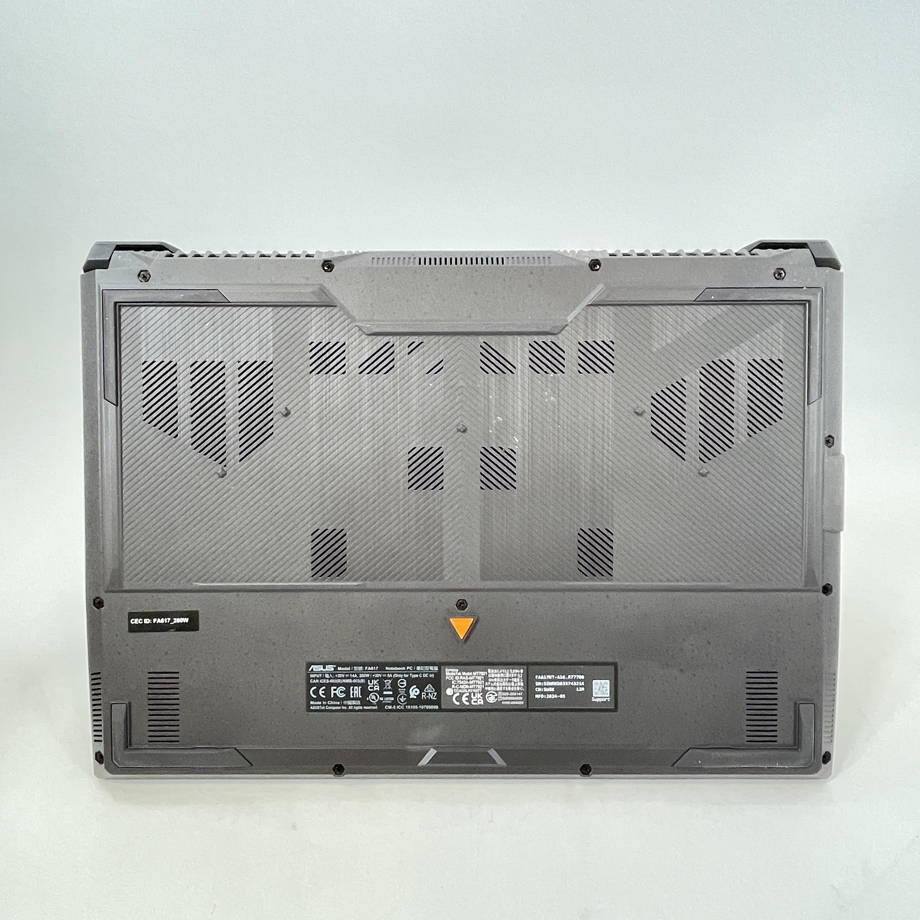 Asus TUF A16 16 Jaeger Gray 3.2 GHz AMD Ryzen 7 7735HS 16GB RAM 512GB Solid State Drive AMD Radeon RX 7700S 8 GB