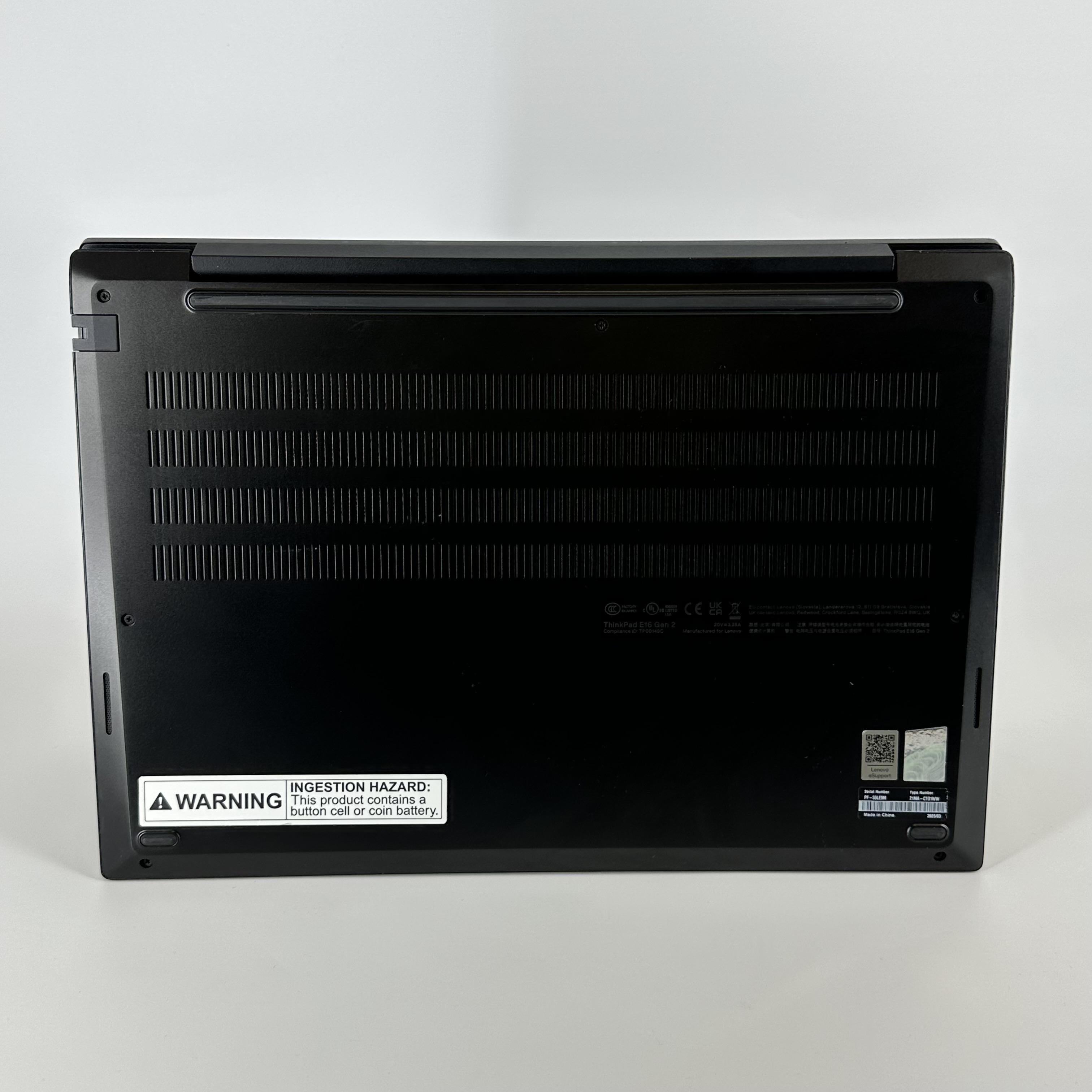 Lenovo ThinkPad E16 Gen 2 Black 1.7 GHz Intel Core Ultra 7 32GB RAM 1TB Solid State Drive