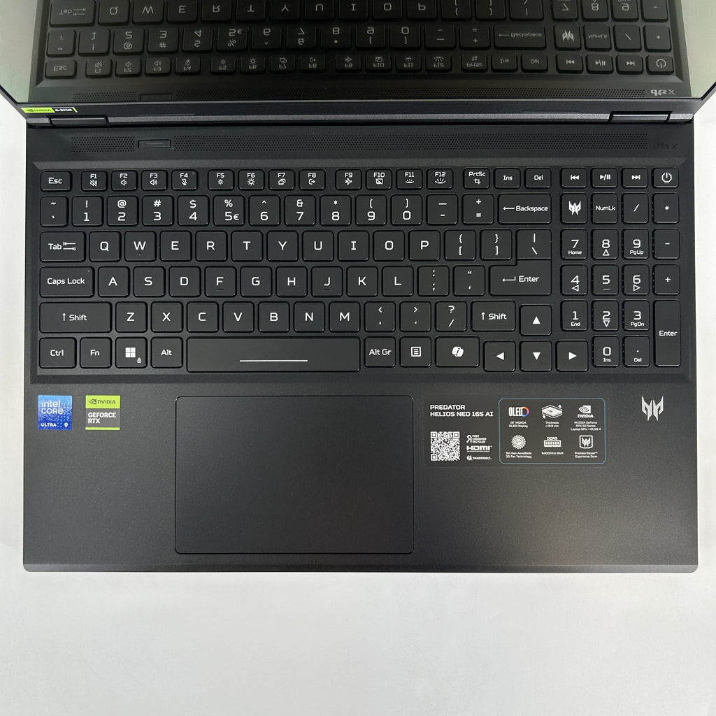 Acer Predator Helios Neo 16S AI 16 Black 2.7 GHz Intel Core Ultra 9 Series 2 32GB RAM 1TB Solid State Drive NVIDIA GeForce RTX 5070 Ti 12 GB