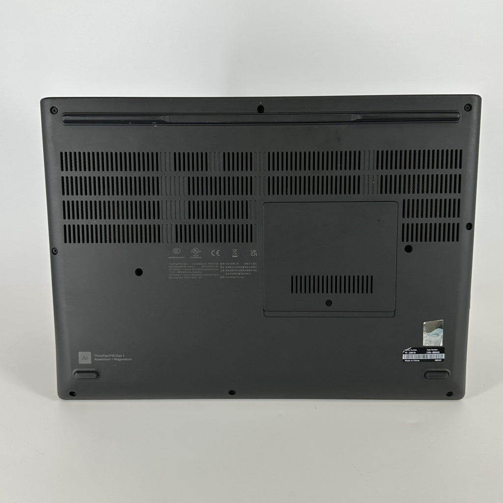 Lenovo ThinkPad P16 Gen 1 Gray 2.0 GHz Intel Core i7 12th Gen. 64GB RAM 1TB Solid State Drive NVIDIA RTX A4500 16 GB