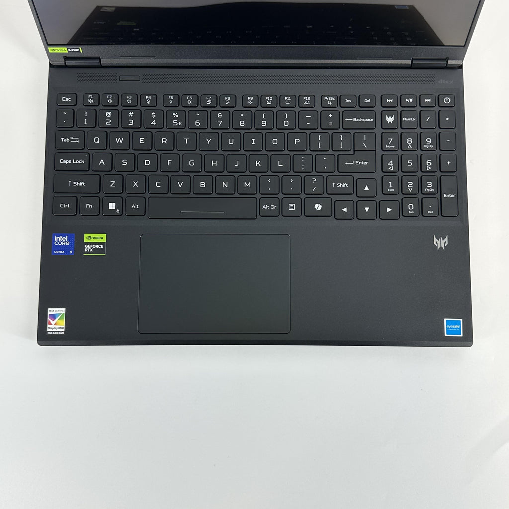 Acer Predator Helios Neo 16S AI 16 Black 2.7 GHz Intel Core Ultra 9 Series 2 32GB RAM 1TB Solid State Drive NVIDIA GeForce RTX 5070 Ti 12 GB