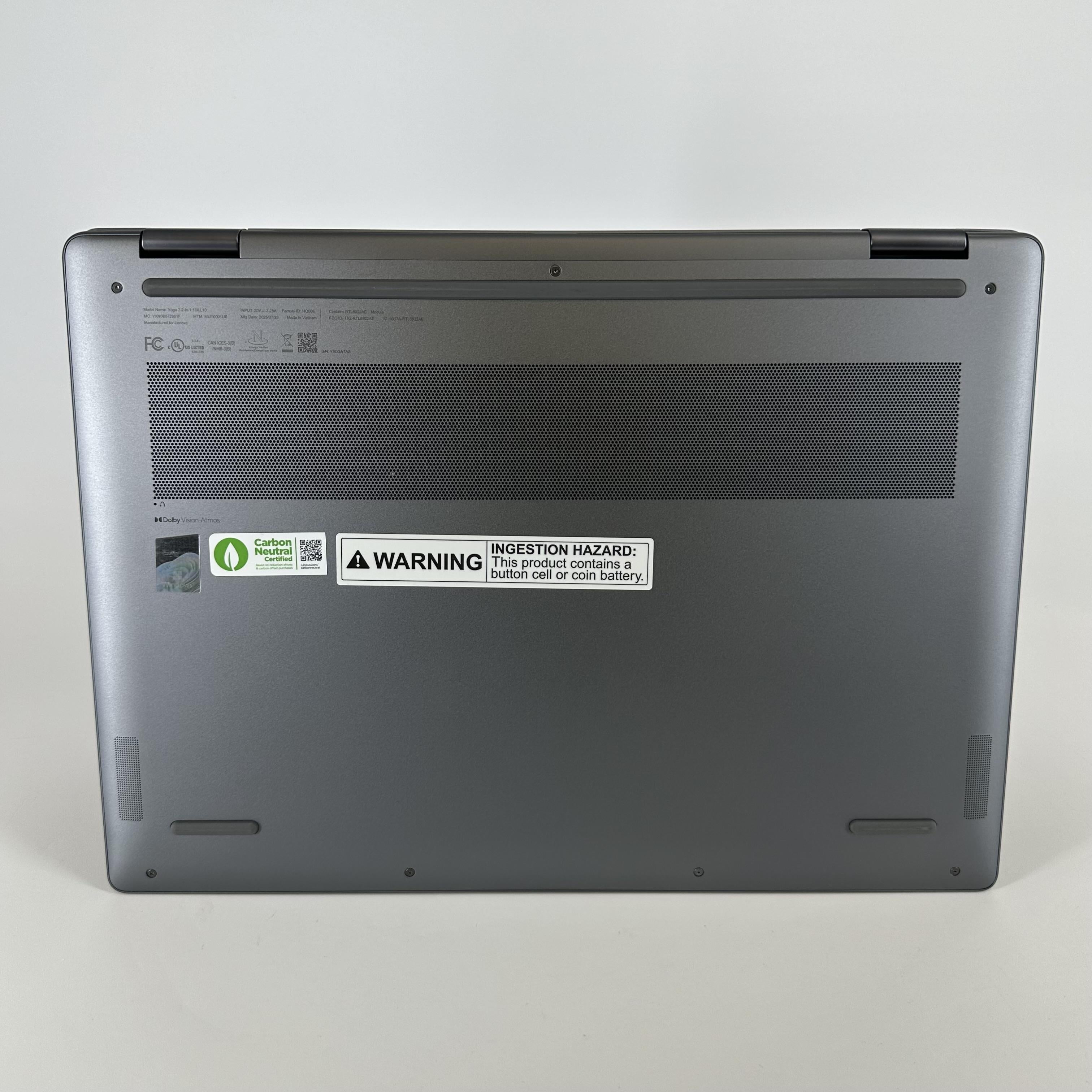 Lenovo Yoga 7 16 Gray 2.2 GHz Intel Core Ultra 7 Series 2 16GB RAM 1TB Solid State Drive