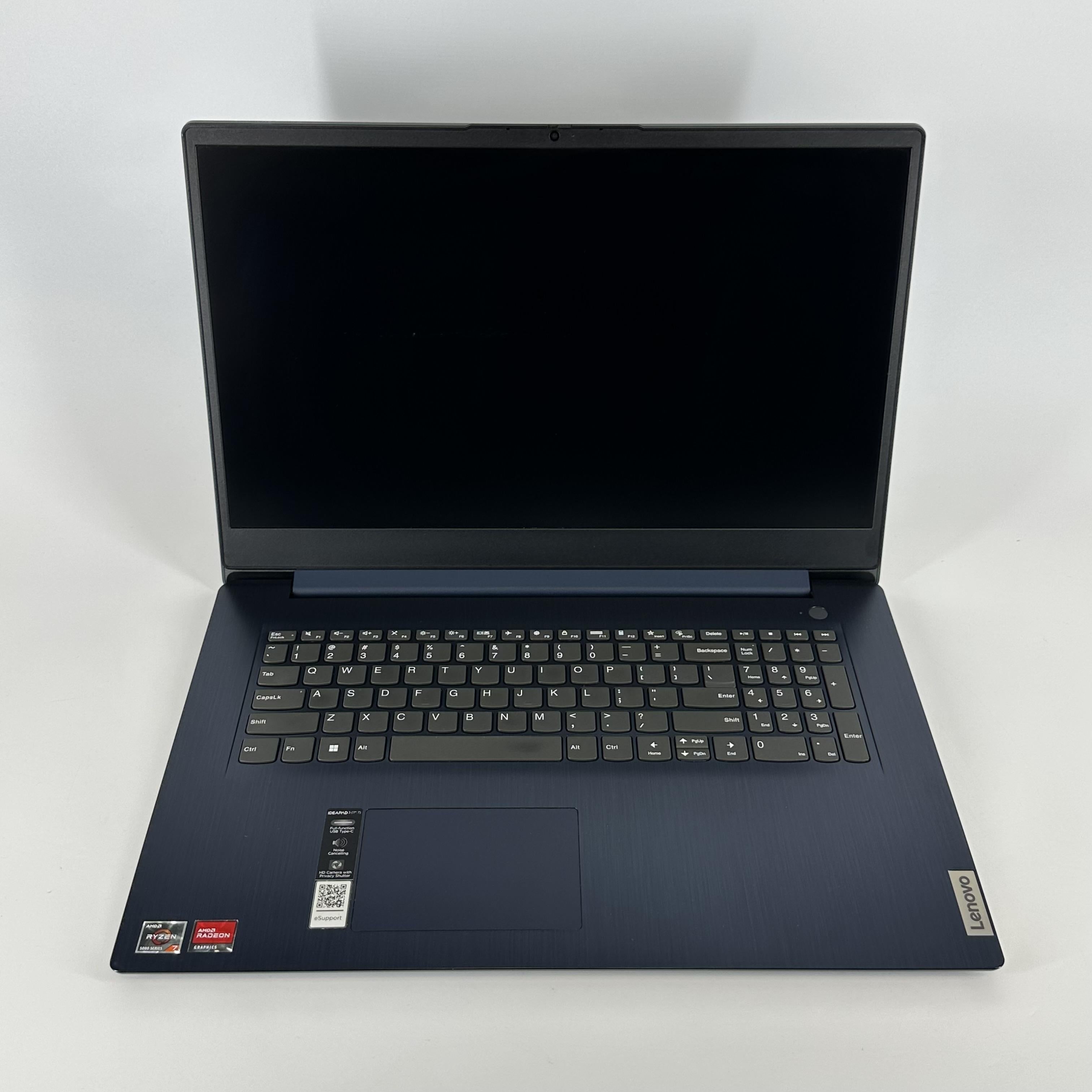 Lenovo IdeaPad 3 17.3 Blue 2.0 GHz AMD Ryzen 7 5825U 8GB RAM 512GB Solid State Drive