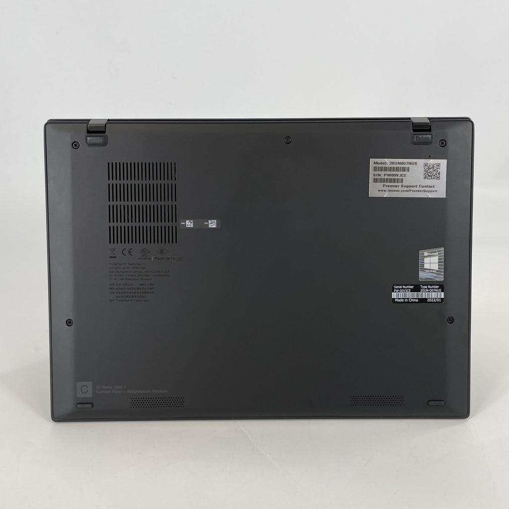 Lenovo ThinkPad X1 Nano Gen 1 13 Black 1.3 GHz Intel Core i7 11th Gen. 16GB RAM 1TB Solid State Drive