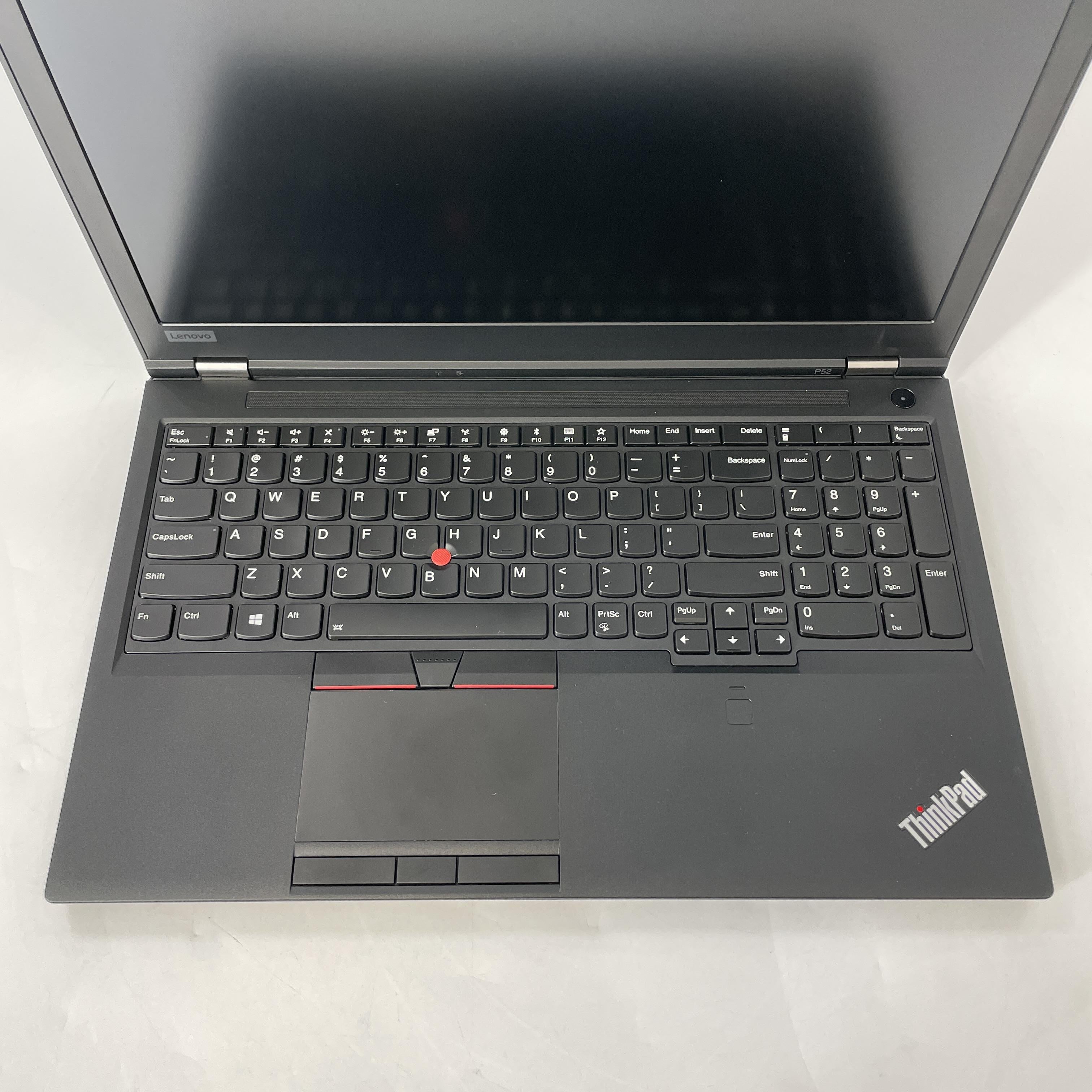 Lenovo ThinkPad P52 15.6 Black 2.2 GHz Intel Core i7 8th Gen. 16GB RAM 256GB Solid State Drive NVIDIA Quadro P1000 4 GB
