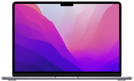 Apple MacBook Air 13 2022 Space Gray 3.49 GHz M2 8-Core CPU 8GB Unified Memory 256GB Solid State Drive 8-Core GPU