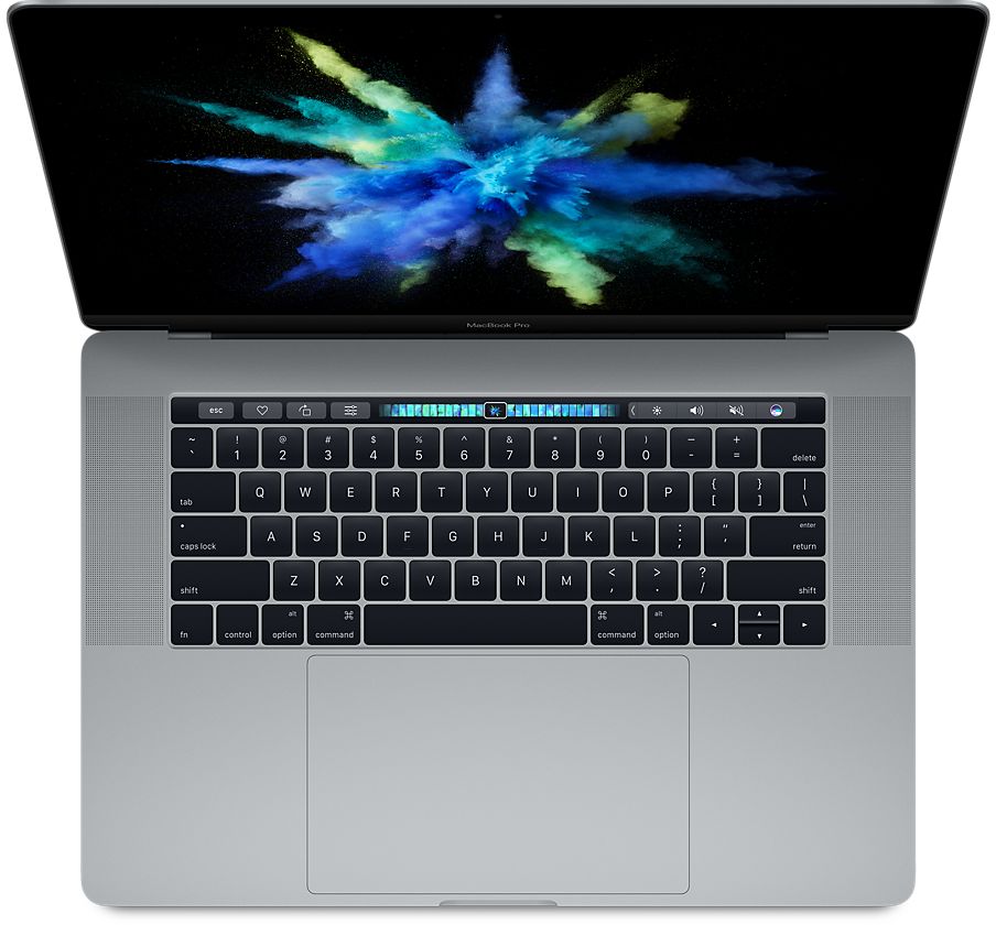 Apple MacBook Pro 15 Touch Bar 2017 Space Gray 3.1 GHz Intel Core i7 7th Gen. 16GB RAM 512GB Solid State Drive AMD Radeon Pro 560 4 GB