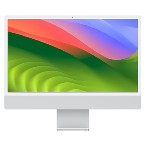 Apple iMac 24 2023 Silver 4.06 GHz M3 8-Core CPU 8GB Unified Memory 256GB Solid State Drive 10-Core GPU
