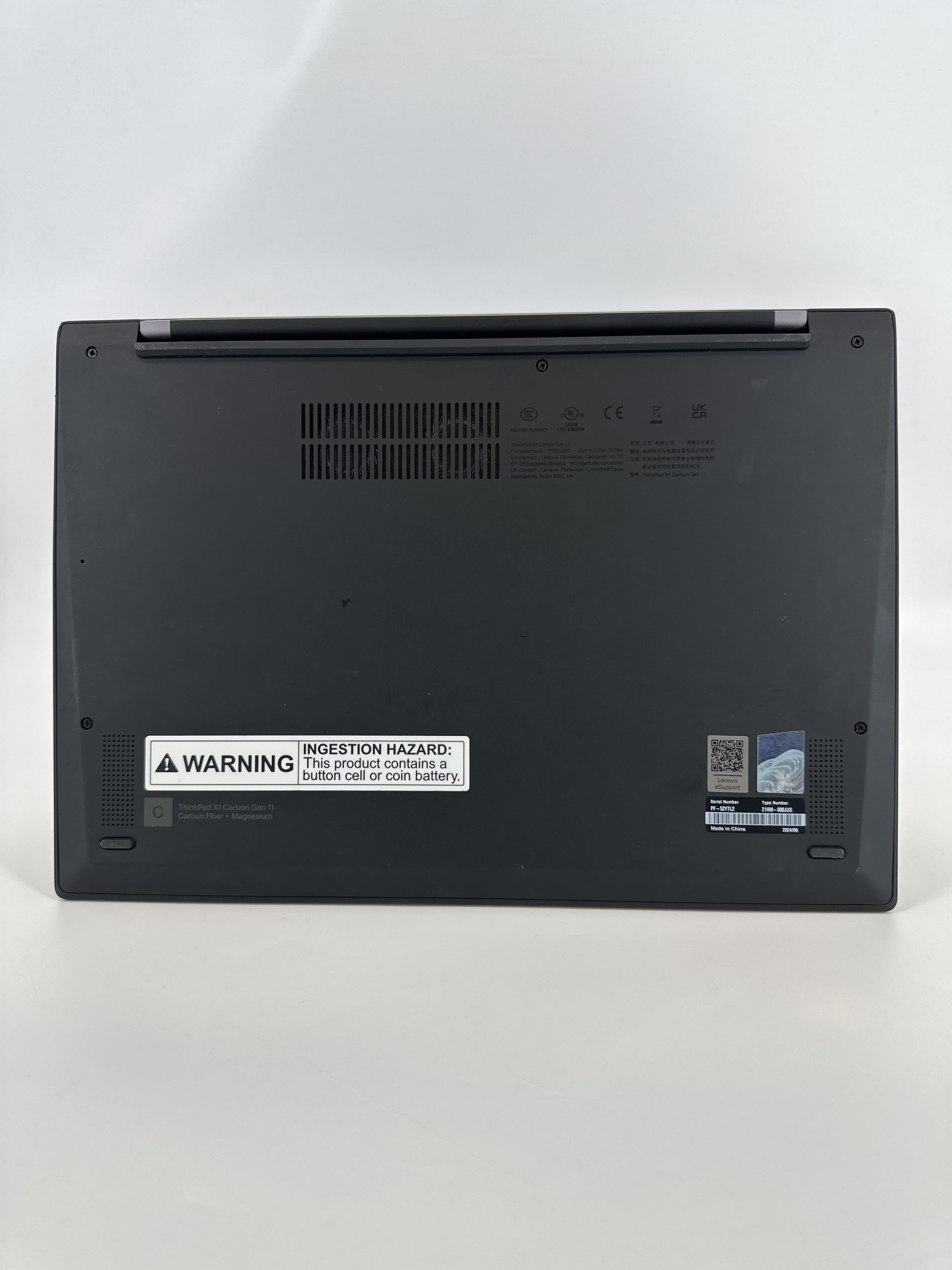 Lenovo ThinkPad X1 Carbon Gen 11 14 Black 1.7 GHz Intel Core i7 13th Gen. 16GB RAM 512GB Solid State Drive